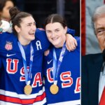 US women's hockey players crack jokes about men's team on Saturday Night Live after Trump controversy