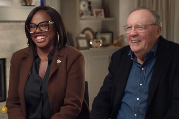 Viola Davis and her latest co-star, author James Patterson