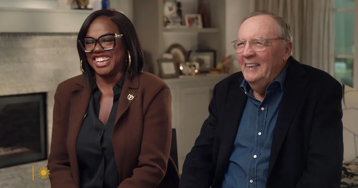 Viola Davis and her latest co-star, author James Patterson