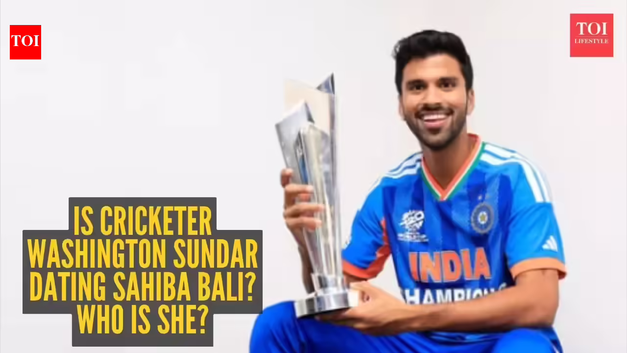 Washington Sundar Girlfriend: Is cricketer Washington Sundar dating Sahiba Bali? Who is she? - The Times of India