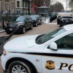 White House area shut down after van breaches security barricade