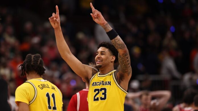 Yaxel Lendeborg's 3 sends Michigan to Big Ten title game