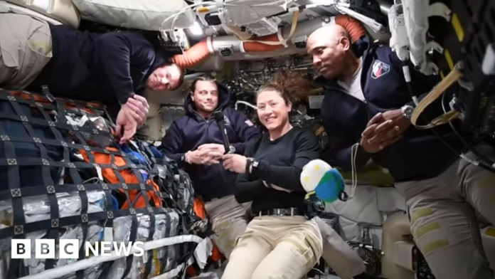 Artemis II crew share first words from space