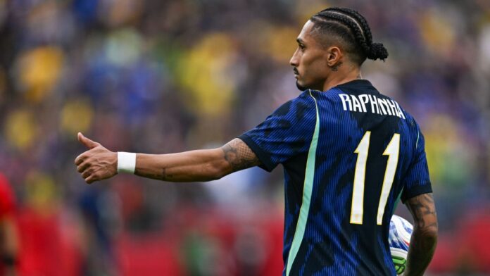 Barcelona president Joan Laporta rages at FIFA over Raphinha injury