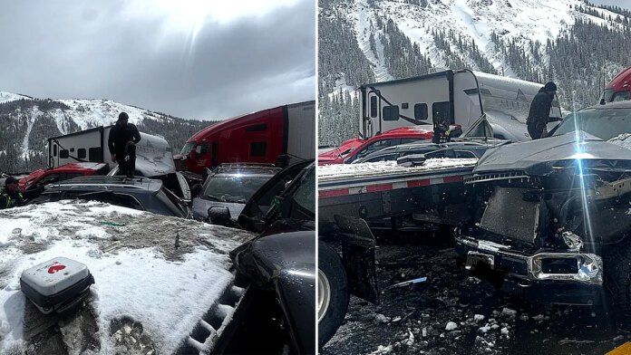 Colorado highway descends into chaos after massive 75-vehicle pileup, amid hazardous winter weather