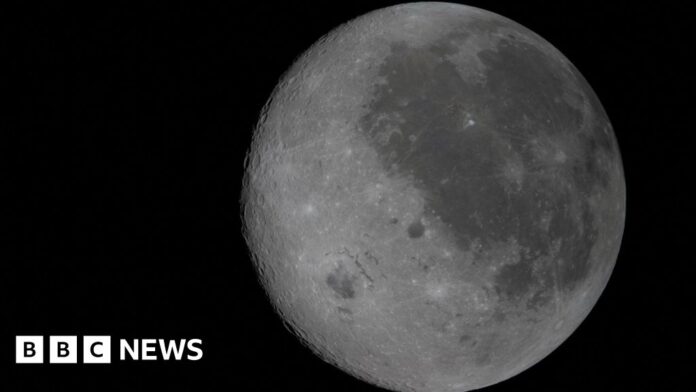 Emotional crew names Moon crater after commander's late wife