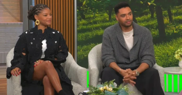 Halle Bailey and Regé-Jean Page talk new film 