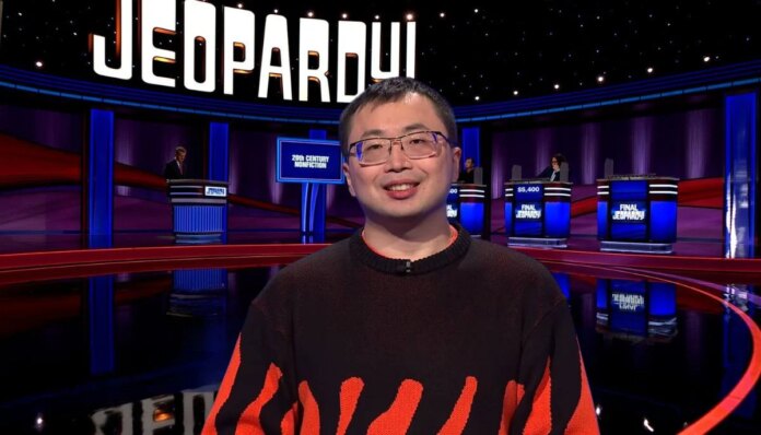 'Jeopardy!' champ Jamie Ding lands in Top 5 after 23rd straight win