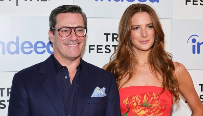 Jon Hamm weighs in on the surprising perks of working with wife Anna Osceola