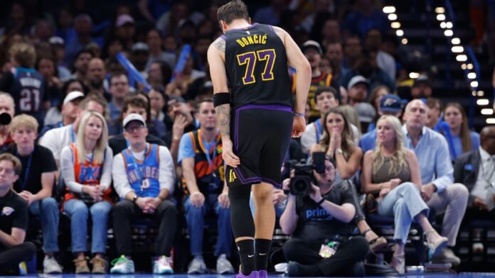 Lakers' Doncic (hamstring) to miss at least rest of regular season