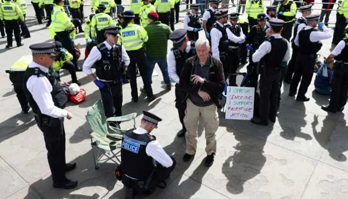 London police arrest 212 people at protest over Palestine Action ban