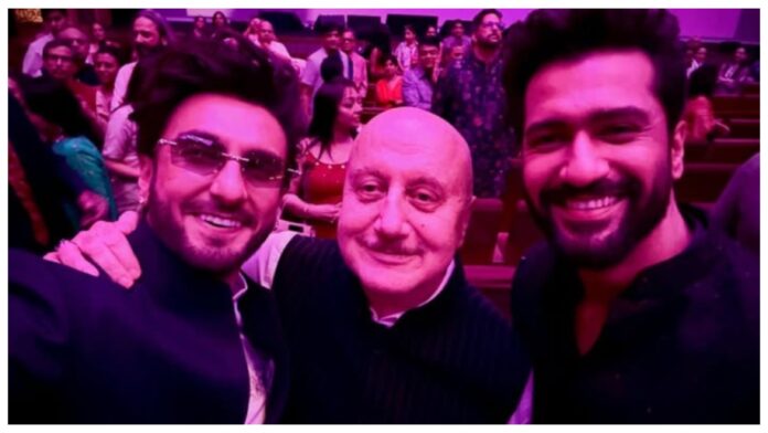 'Newcomer Of 550 Films': Anupam Kher's Post With Ranveer Singh, Vicky Kaushal Goes Viral
