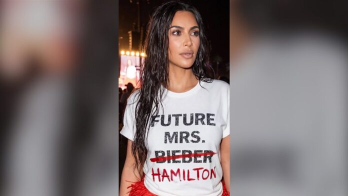 No, Kim K did not really wear this t-shirt at Coachella...