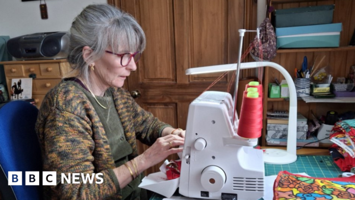 Sewing group helping women and girls in period poverty