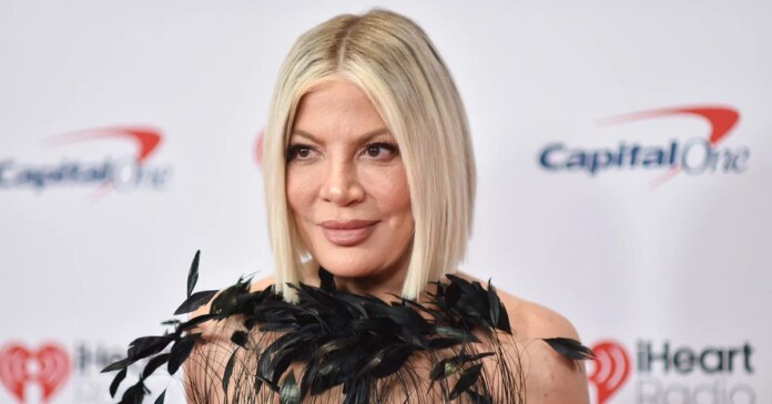Tori Spelling speaks out after California car crash with seven children