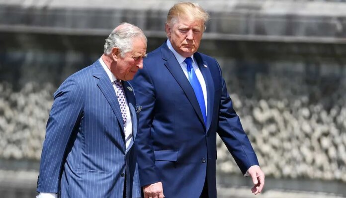 Trump steps back from repeated threats as King Charles heads to US