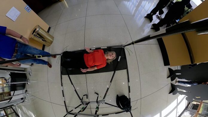 Trying the physical tests Artemis crew face