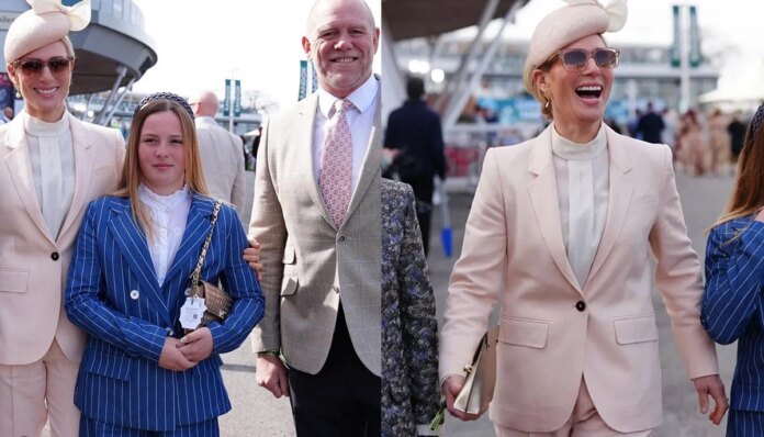 Zara Tindall keeps it chic as giant hats take over at Ladies Day