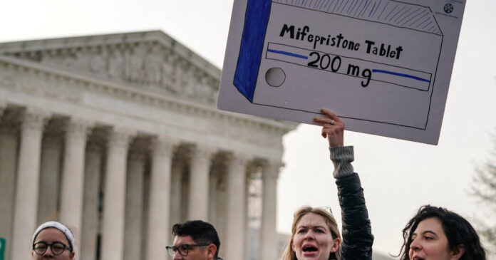 Abortion Pill Lawsuit Leaves Trump Silent, and in a Political Bind