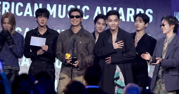 BTS wins big at the American Music Awards