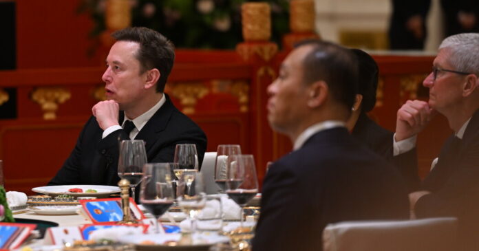 Elon Musk and Other CEOs on Trump’s Trip to China Sought Relief
