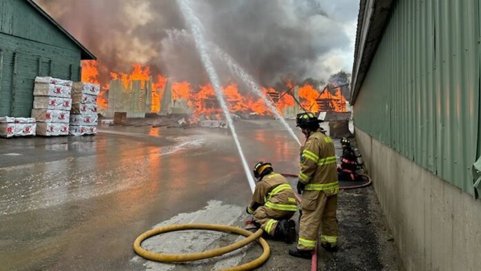 Firefighter killed in massive lumber mill explosion in Maine; at least 10 injured