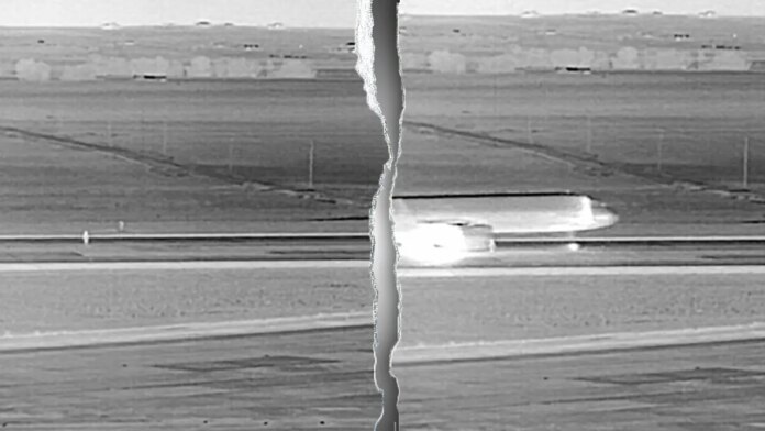 Footage shows moments before Frontier Airlines jet struck person on Denver airport runway