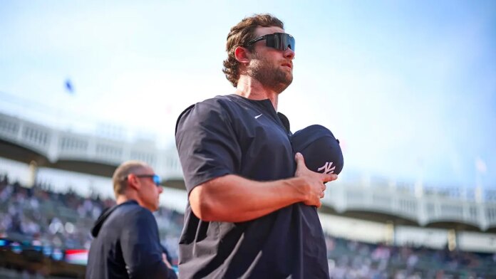 Gerrit Cole to make first Yankees start since 2024 World Series, Aaron Boone announces