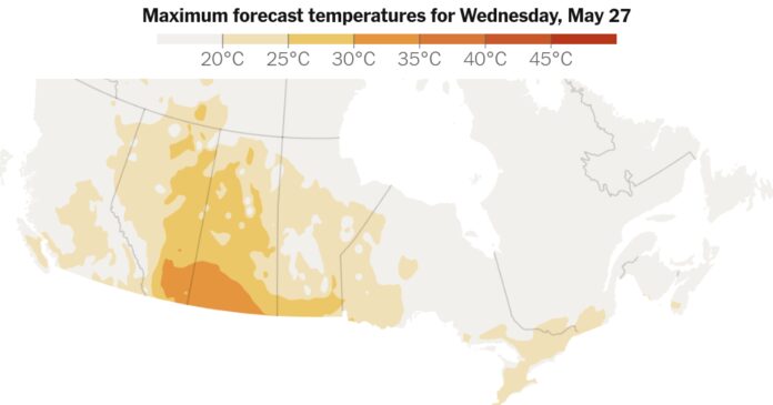 Heat Wave Hits Canada With Warnings in Alberta, Manitoba and Saskatchewan