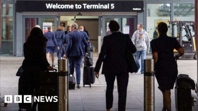 Heathrow sees passengers dip amid Iran conflict