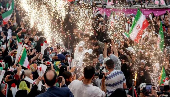 Iran stages mass weddings for couples ready for war sacrifice