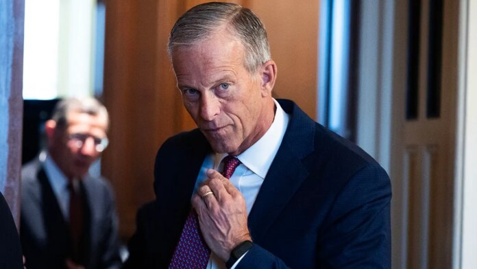 John Thune goes 'all in' for Ken Paxton after bitter primary ripped GOP apart