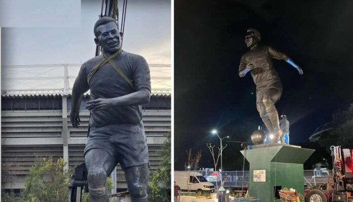 Massive Pele statue unveiled in Mexico ahead of 2026 FIFA World Cup