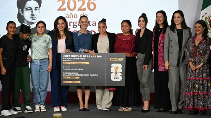 Mexico President Sheinbaum gives away her ticket to World Cup opener