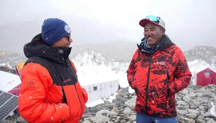 Nepali Sherpa scales Mount Everest for a record 32nd time