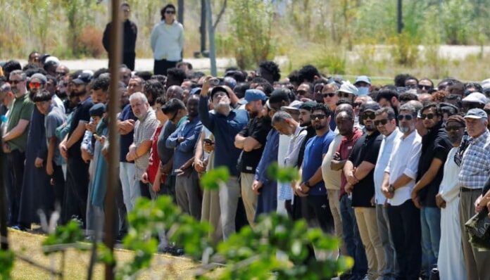 Over 2,000 gather in San Diego to mourn three men killed in mosque attack