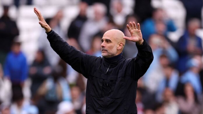 Pep Guardiola sends title race plea to West Ham: 'Come on you Irons'