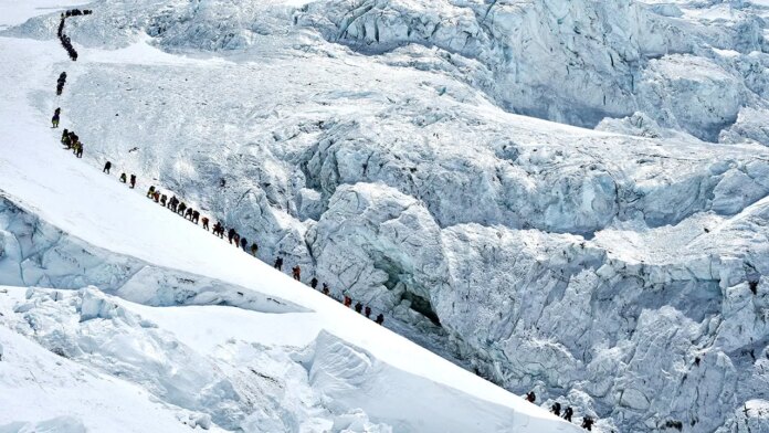 Record number of climbers summit Mount Everest from Nepali side despite overcrowding concerns
