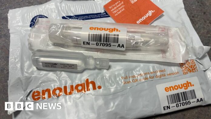 Self-swab DNA test kit adverts banned over misleading claims 
