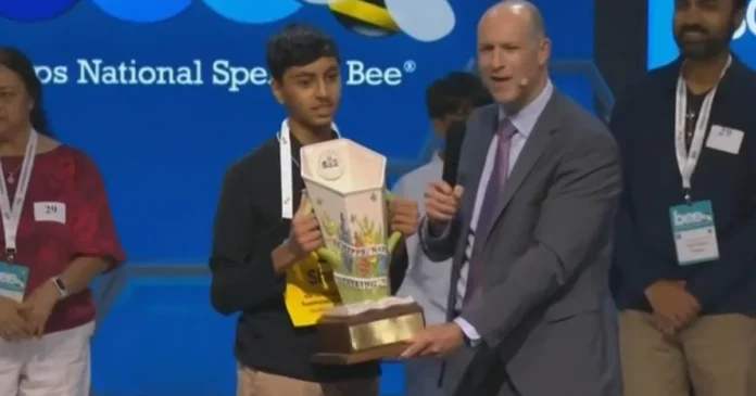 Shrey Parikh wins 2026 Scripps spelling bee after correctly spelling 32 words in 90 seconds
