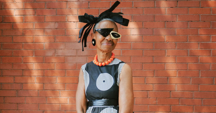 Street Style Look of the Week: A Harlem Doyenne’s Head-Turning Dress