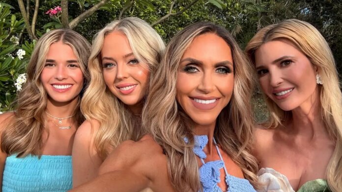 Stunning behind-the-scenes family photos from Donald Trump Jr and Bettina Anderson's Bahamas wedding weekend