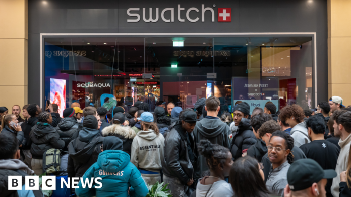 Swatch stores close for second day in Liverpool and Manchester