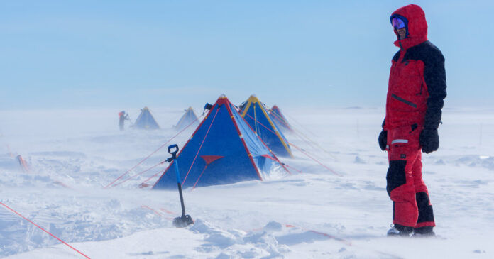 Ten people. Eight weeks. Three thousand feet through the ice.