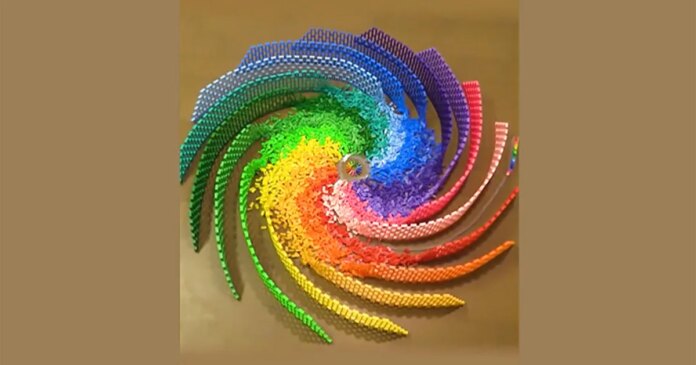 The art of toppling dominoes