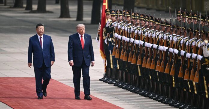 Trump meets with Chinese leader Xi in Beijing as trade, tariffs and Taiwan loom over visit
