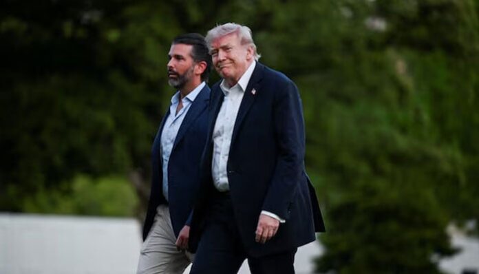 Trump says he will not attend son Donald Trump Jr's wedding