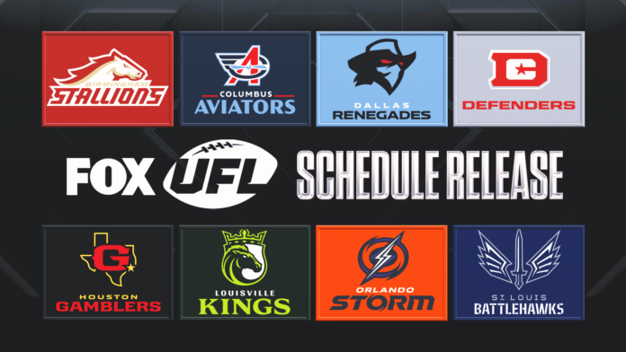 UFL 2026: Full Regular-Season Schedules, Results for All 8 Teams