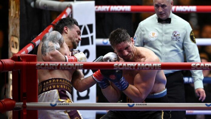 Usyk avoids upset to Verhoeven with 11th-round stoppage