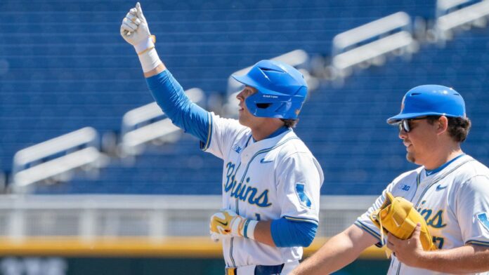 Walk-off HBP lifts UCLA past Oregon for Big Ten baseball title